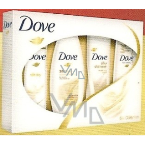 Dove Silk Deodorant Spray 150 ml + Duschgel 250 ml + Körperlotion 250 ml + Shampoo 250 ml, Kosmetikset