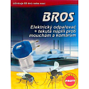 Bros Electric Vaporizer + Flüssigkeitsfüllung gegen Fliegen und Mücken 40 ml