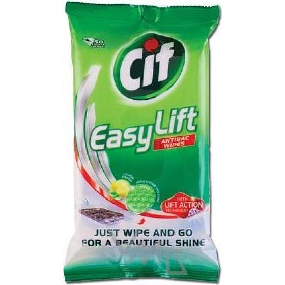 Cif Easy Lift Lemon Frische universelle Reinigungstücher 50 Stück