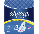 Always Classic Night Damenbinden, 8 Stück