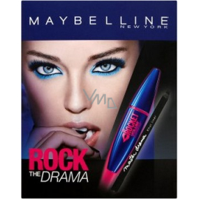 Maybelline Rock The Drama Mascara 9,6 ml + Augenstift 4 g, Kosmetikset