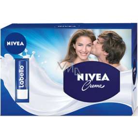 Nivea Intensivcreme 250 ml + Labello Classic Care Lippenbalsam 4,8 g, Kosmetikset für Frauen