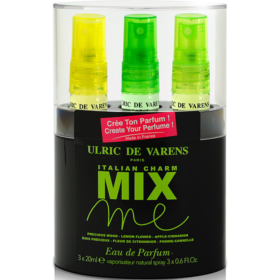 Ulric de Varens Mix Me Italienischer Charme Eau de Parfum für Frauen 3 x 20 ml