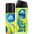 Adidas mach dich bereit! für ihn Deo-Spray 150 ml + Duschgel 250 ml, Duopack