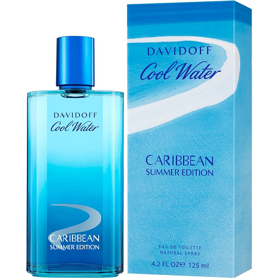 Davidoff Cool Water Karibik Sommer Edition Eau de Toilette für Herren 125 ml