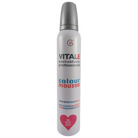 Vitale Exclusively Professional Coloring Mousse Mit Vitamin E Pink 200 ml