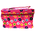 Etue Pink mit Blumen 18,5 x 12 x 11 cm 70490