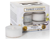Yankee Candle Vanilla - Teelicht mit Vanille-Duft 12 x 9,8 g