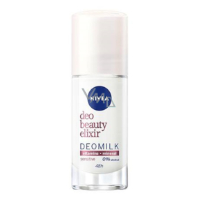 Nivea Deo Beauty Elixier Deomilk Empfindliche Kugel Antitranspirant Deodorant Roll-on 40 ml
