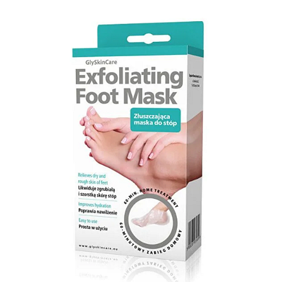 Biotter GlySkinCare Peeling Fußmaske entfernt verhärtete und raue Haut an den Füßen 1 Paar