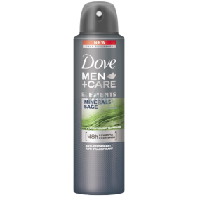 Dove Men + Care Elements Minerals & Sage Antitranspirant Deodorant Spray mit 48-Stunden-Effekt für Männer 150 ml