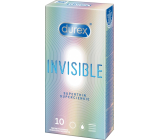 Durex Invisible Superthin dünnstes Kondom, für maximale Empfindlichkeit, Nennbreite: 54 mm 10 Stück