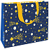 Nekupto Geschenk Papiertüte Luxus 30 x 23 cm Blau mit Kometen Weihnachten WLFL 1997