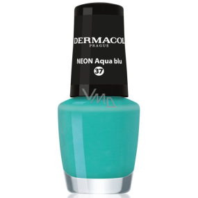 Dermacol Neon Nagellack Neon Nagellack 37 Neon Aqua blu 5 ml