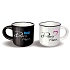 Nekupto Paar Minitassen Guten Morgen 2 x 100 ml