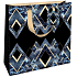 Nekupto Geschenkpapiertüte Luxus 23 x 23 x 10 cm Blauer Marmor 2033 LIM
