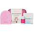 Glov Makeup Remover Travel Set Rosa Abschminkhandschuhe + Abschminkfinger für schnelle Makeup-Korrektur + Magnet Cleanser Seife + Haken + Kosmetiktasche, Kosmetikset für Frauen