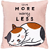 Albi Humorvolles Kissen Worry Less 36 x 30 cm