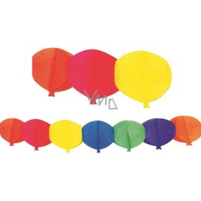 Girlande Luftballons farbig 400 x 20 cm