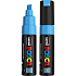 Posca Universal-Acrylmarker mit breiter, geschnittener Spitze 8 mm Türkis PC-8K