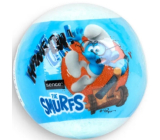 Schlümpfe funkelnde Badekugel für Kinder Blau 100 g