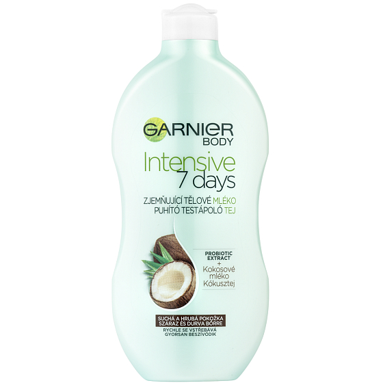 Garnier Body Intensive 7 Days Softening Body Milk mit Kokosnussmilch für trockene bis raue Haut 400 ml