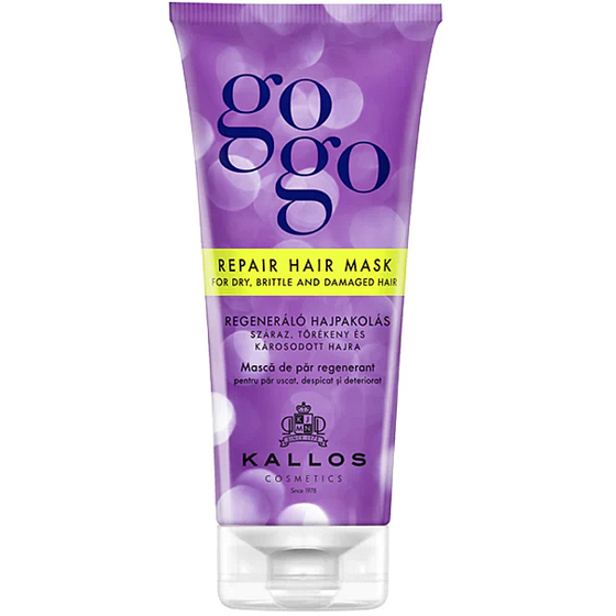 Kallos Gogo regenerierende Maske für trockenes und geschädigtes Haar 200 ml