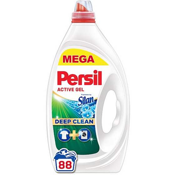 Persil Deep Clean Freshness by Silan Universal Flüssigwaschgel für Buntwäsche 88 Dosen 3,96 l