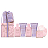 Baylis & Harding Jojoba und Vanille Duschgel 100 ml + Duschcreme 100 ml + Körperlotion 50 ml + Handcreme 50 ml + Badekristalle 25 g + Körperschwamm, Kosmetikset für Frauen