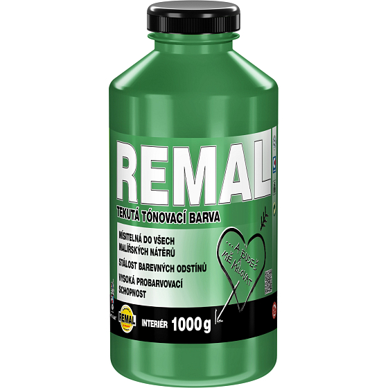 REMAL tónovací barva, 0550 grün, 1 kg