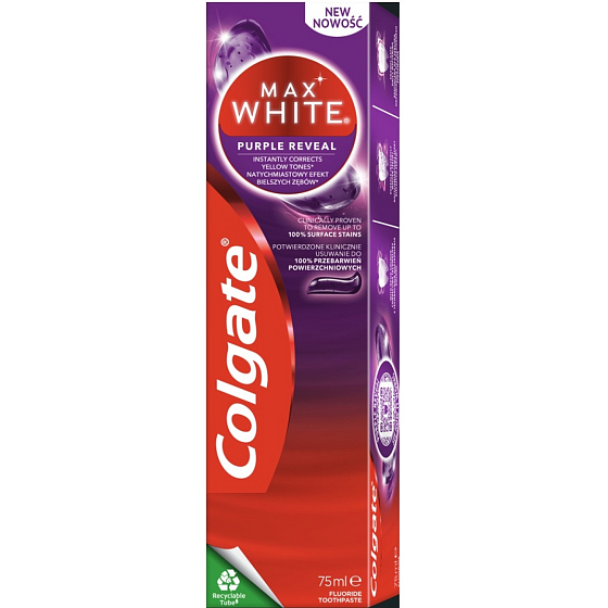 Colgate Max White Purple Reveal Zahncreme 75 ml
