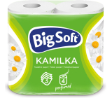 Big Soft Kamilka 3lagiger Toilettenpapier, 4 Rollen, 16,8 m Rolle