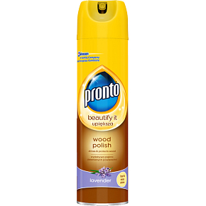 Pronto Wood 5v1 Lavendel spray gegen Staub für Möbel, 250 ml