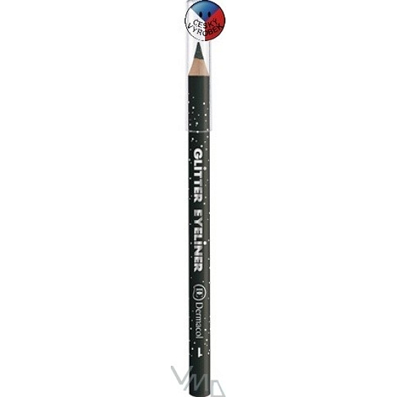 Dermacol Glitter Eyeliner Glitter Eyeliner 01 Schwarz 1,17 g