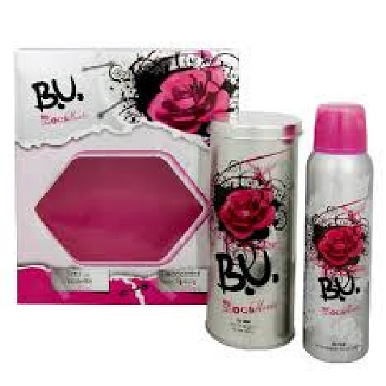 B.U. RockMantic Eau de Toilette 50 ml + Deodorant Spray 150 ml, für Frauen Geschenkset