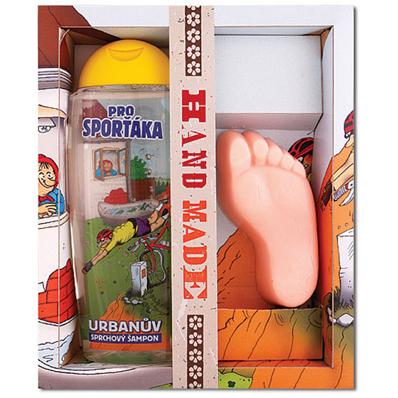 Böhmen Geschenke Stadtkosmetik Kosmetik Duschgel 300 ml + handgemachte Toilettenseife, Kosmetikset