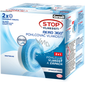 Ceresit Stop Feuchtigkeit Aero 360° Entfeuchtungsersatzfüllung, 2× 450 g