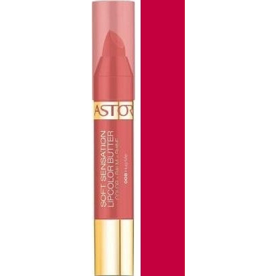 Astor Soft Sensation Lipcolor Butter Feuchtigkeitsspendender Lippenstift 015 Cheeky Cherry 4,8 g
