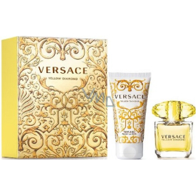 Versace Yellow Diamond Eau de Toilette 30 ml + Körperlotion 50 ml, Geschenkset für Frauen