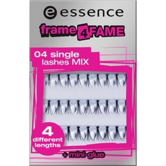 Essence Frame for Fame 04 Einzelwimpern Mix 40 Stück + Minikleber 1 ml