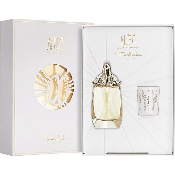 Thierry Mugler Alien Eau Außergewöhnliches Eau de Toilette 60 ml + Duftkerze 32 g, Geschenkset