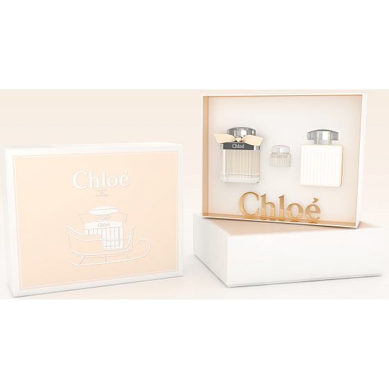 Chloé Fleur de Parfum parfümiertes Wasser für Frauen 75 ml + Körperlotion 100 ml + parfümiertes Wasser 5 ml, Miniatur-Geschenkset