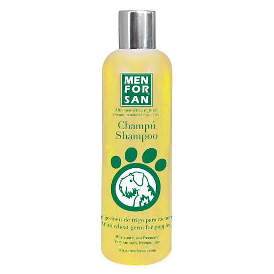 MenForSan Weizen sprießt natürliches, sehr sanftes Shampoo für Welpen 300 ml