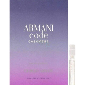 Giorgio Armani Code Kaschmir parfümiertes Wasser für Frauen 1,2 ml mit Spray, Fläschchen