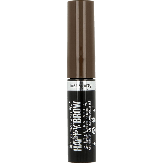 Miss Sports Studio Lash Happy Brow Augenbrauengel 002 Mittelbraun 5 ml
