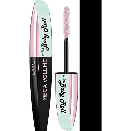 Loreal Paris Mega Volumen Miss Baby Roll Mascara Schwarz 9,1 ml