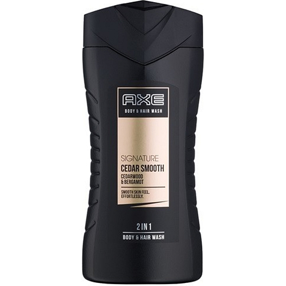 Axe Signature Cedar Smooth 2in1 Duschgel für Körper und Haare für Männer 250 ml