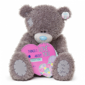 Ich zu dir Teddybär XXL mit Herz 71 cm