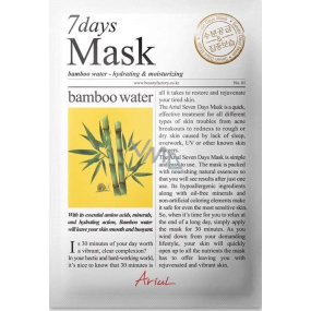 Ariul Bambuswasser feuchtigkeitsspendende und pflegende textile Gesichtsmaske 20 g
