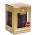 WoodWick Granatapfel - Granatapfel-Duftkerze mit zierlichem Holzdocht 3 x 31 g + Bronze Schneeflocken Kerzenhalter Geschenkset